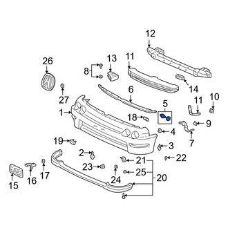 Acura OE - Front Bumper Cover Bolt