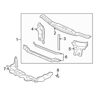 Acura OE - Radiator Support