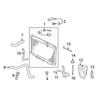 Acura OE - Cooling - Radiator & Components