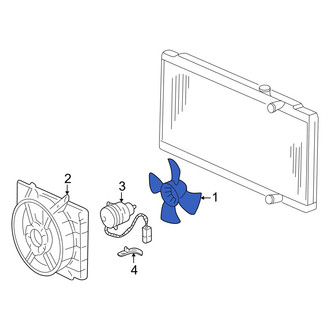 Acura OE - Engine Cooling Fan Blade