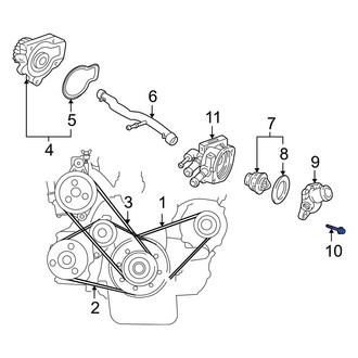 Acura OE - Blind Spot Detection System Warning Sensor Bolt