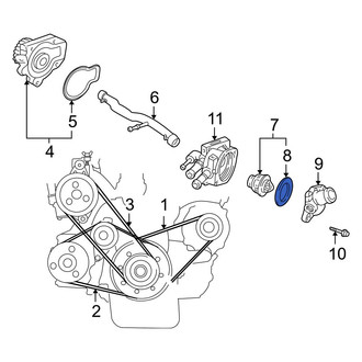 Acura OE - Engine Coolant Thermostat Housing Gasket