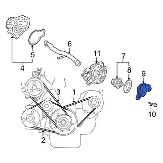 Acura OE - Engine Coolant Thermostat Housing