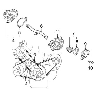 Acura OE - Cooling - Belts & Pulleys