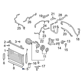 Acura OE - Lower A/C Condenser Bracket Insulator