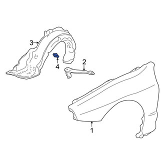 Acura OE - Fender Liner Retainer