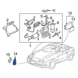 Acura OE - ABS Modulator Relay