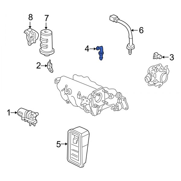 Acura OE 17130PM6G01 PCV Valve