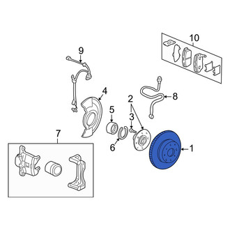 Acura OE - Front Disc Brake Rotor