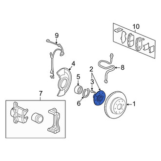 Acura OE - Front Wheel Hub
