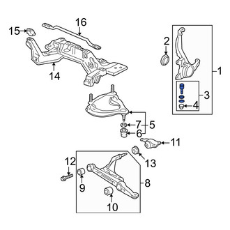 Acura OE - Front Lower Suspension Ball Joint