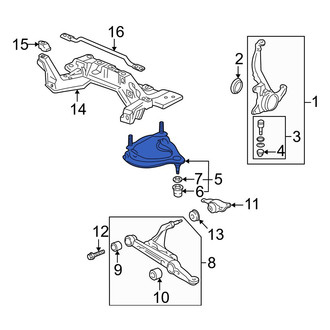 Acura OE - Rear Right Lower Suspension Control Arm