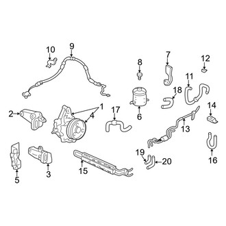 Acura OE - Steering Gear & Linkage - Pump & Hoses