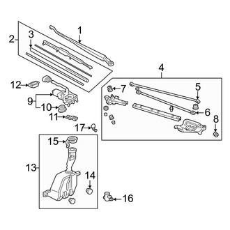 Acura OE - Windshield - Wiper & Washer Components