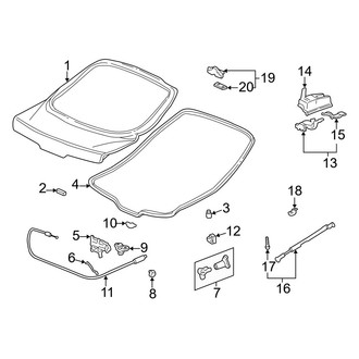 Acura OE - Lift Gate - Gate & Hardware (GS / GS-R / LS / Type R Hatchback)