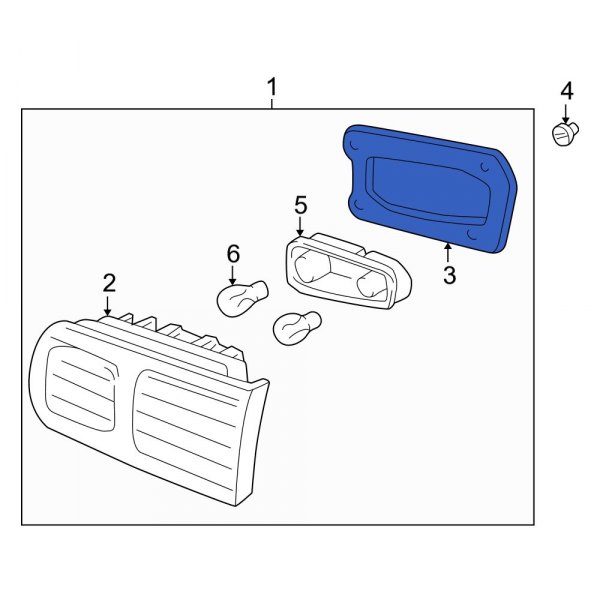 Tail Light Housing Seal