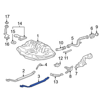 Acura OE - Left Fuel Tank Strap