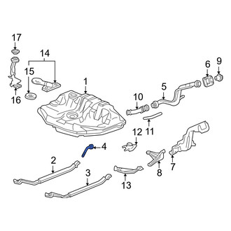 Acura OE - Fuel Tank Strap Bolt