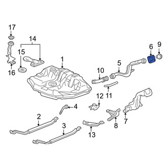 Acura OE - Fuel Filler Neck Gasket