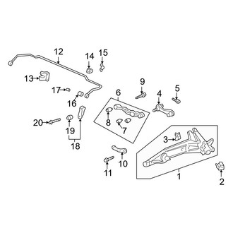 Acura OE - Rear Suspension - Suspension Components
