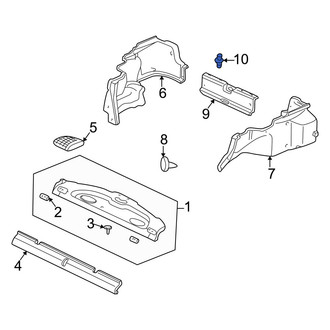 Acura OE - Rear Body Panel Trim Panel Clip