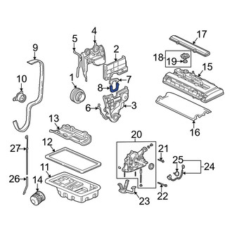 Acura OE - Lower Engine Timing Cover Gasket