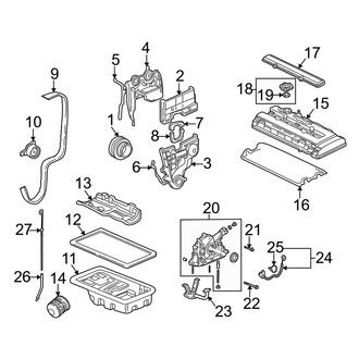 Acura OE - Engine / Transaxle - Engine Parts (Type R)