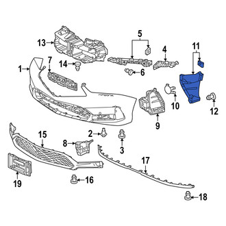 Acura OE - Front Right Brake Air Duct
