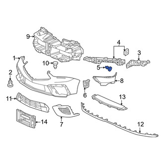 Acura OE - Bumper Cover Bolt