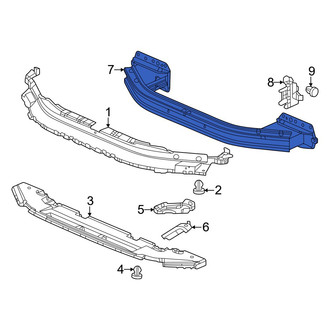 Acura OE - Front Bumper Impact Bar