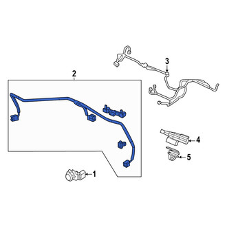Acura OE - Front Parking Aid System Wiring Harness