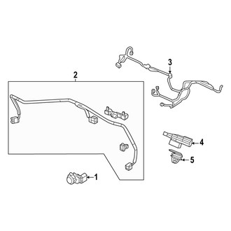 Acura OE - Front Bumper & Grille - Electrical Components (Base / A-Spec)