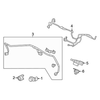 Acura OE - Front Bumper & Grille - Electrical Components (Type S)