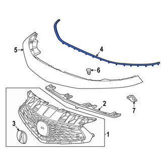 Acura OE - Front Hood Seal