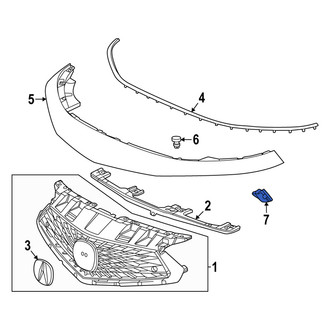 Acura OE - Right Grille Reinforcement Spacer