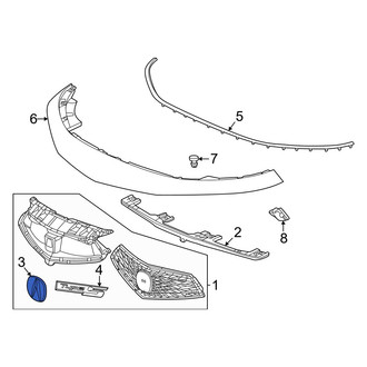 Acura OE - Front Grille Emblem