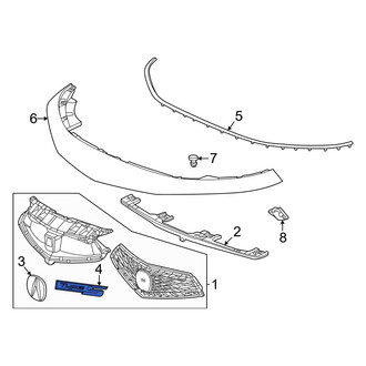 Acura OE - Front Grille Emblem