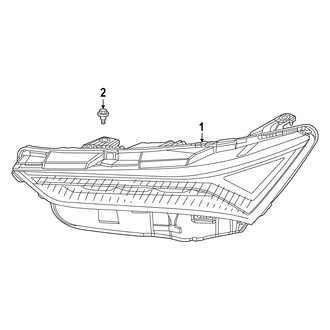 Acura OE - Front Lamps - Headlamp Components