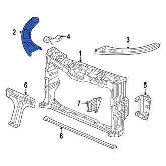 Acura OE - Front Right Radiator Support Side Panel