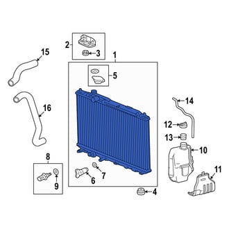 Acura OE - Radiator
