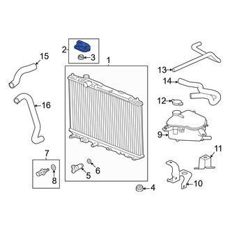 Acura OE - Radiator Mount Bracket