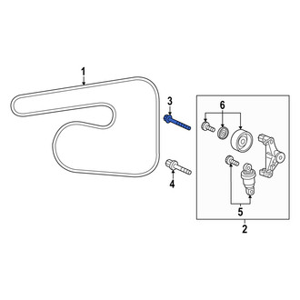 Acura OE - Belt Tensioner Bolt