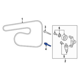 Acura OE - Belt Tensioner Bolt