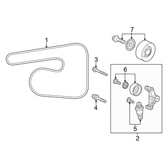Acura OE - Cooling - Belts & Pulleys (2.0L)