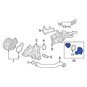 Acura OE - Engine Coolant Thermostat Kit