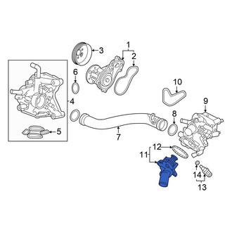 Acura OE - Engine Coolant Thermostat Kit