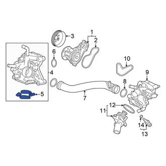Acura OE - Engine Water Pump Housing O-Ring