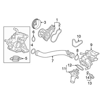 Acura OE - Cooling - Water Pump (2.0L)