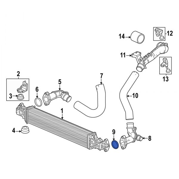 Intercooler Tube Seal