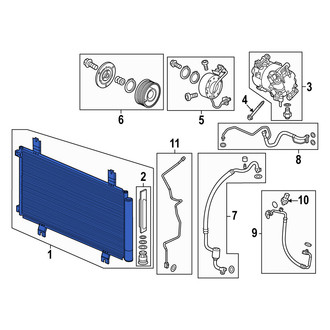Acura OE - A/C Condenser